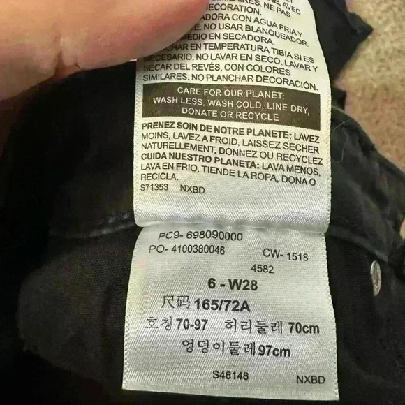 Levi’s mid rise ankle jeans women’s 28 - Picture 3 of 4